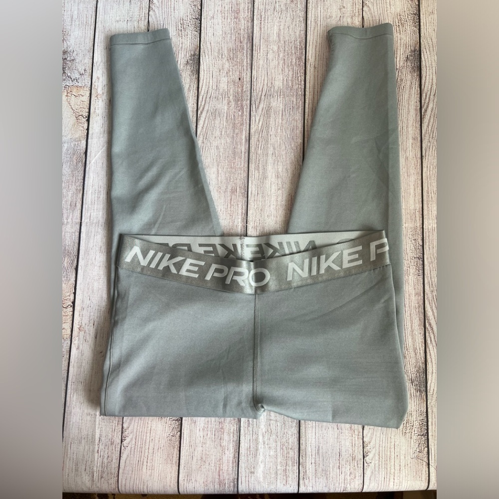 NIKE Pro Dri-Fit Athletic Grey Leggings XL